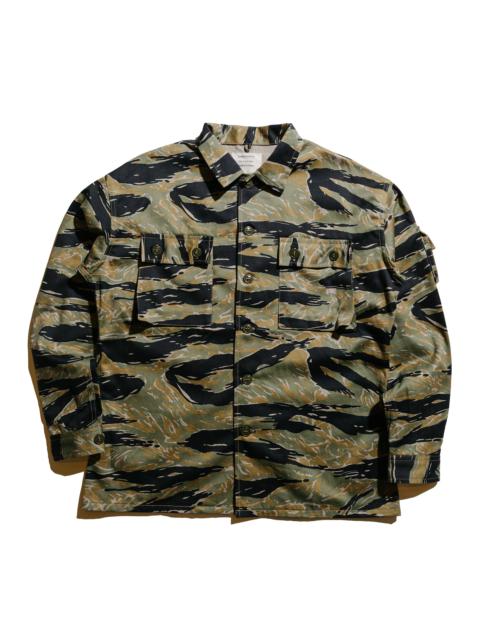The Real McCoys MS25001 Tiger Camouflage Shirt / Tadpole Green