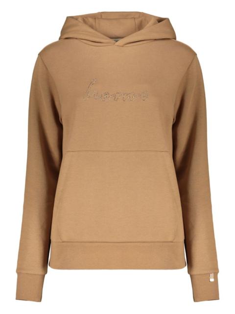 Herno logo-detail hoodie