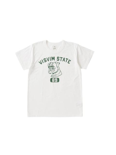 visvim BOX TEE S/S 89 DMGD W WHITE