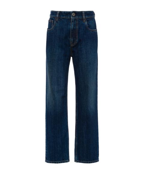 Prada Indigo denim five-pocket jeans