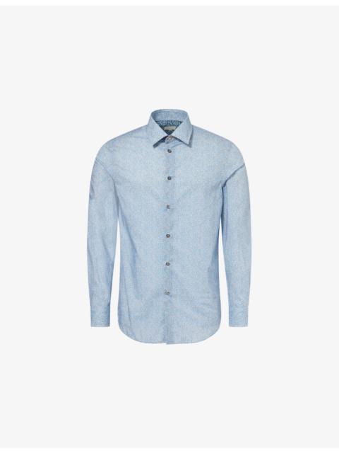 Paul Smith Printed Long-Sleeve Cotton Shirt