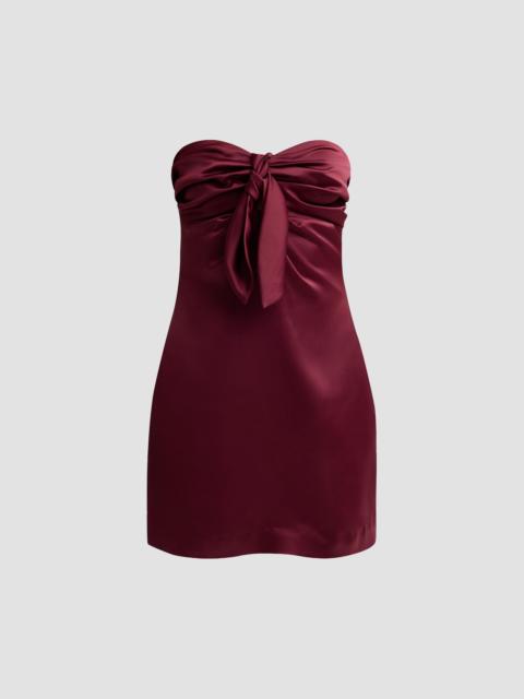 RAMY BROOK Women's Orion Bow Minidress - Cranberry