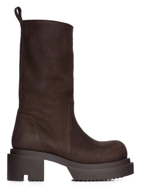 Rick Owens 60mm Bogun platform combat boots