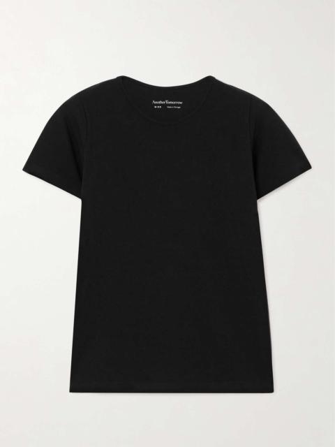 Stretch cotton and Lyocell-blend jersey T-shirt