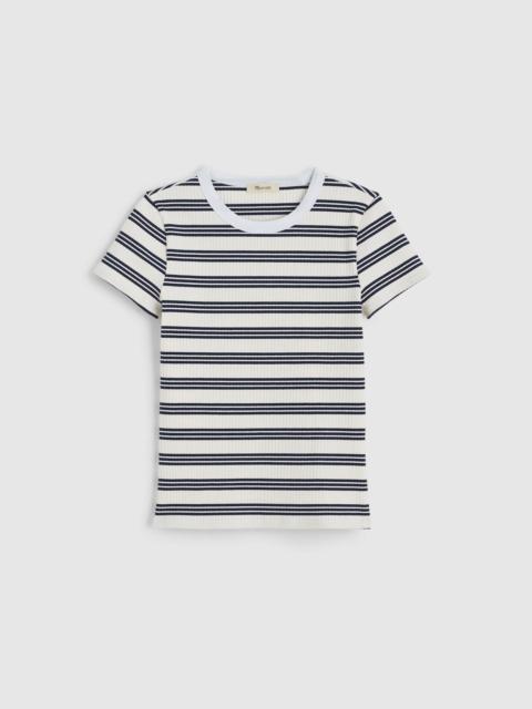 Madewell Crewneck Tee in Heavierweight Rib