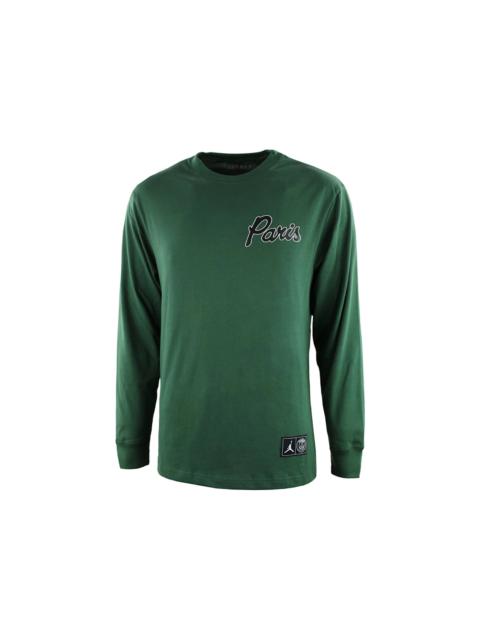 Jordan Jordan x Paris Saint-Germain Long-Sleeve T-Shirt Noble Green