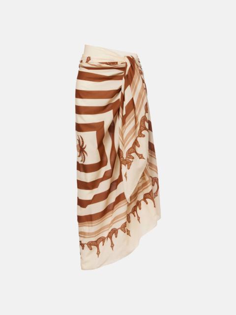 Johanna Ortiz Cotton printed beach cover-up