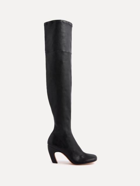 LE MONDE BÉRYL Mica Tall Boot / Black Stretch Leather