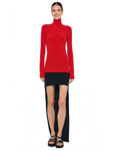 NORMA KAMALI LONG SLEEVE TURTLE TOP