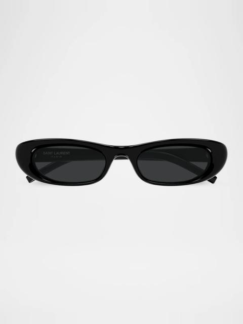 SAINT LAURENT SL 557 Shade Plump 53MM Oval Sunglasses
