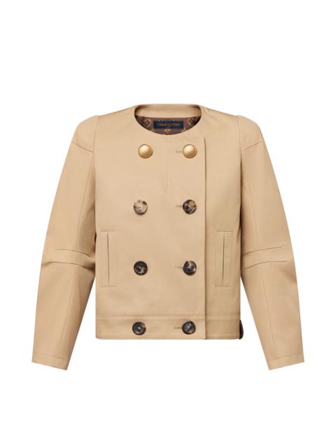 Louis Vuitton Double-Breasted Gabardine Jacket
