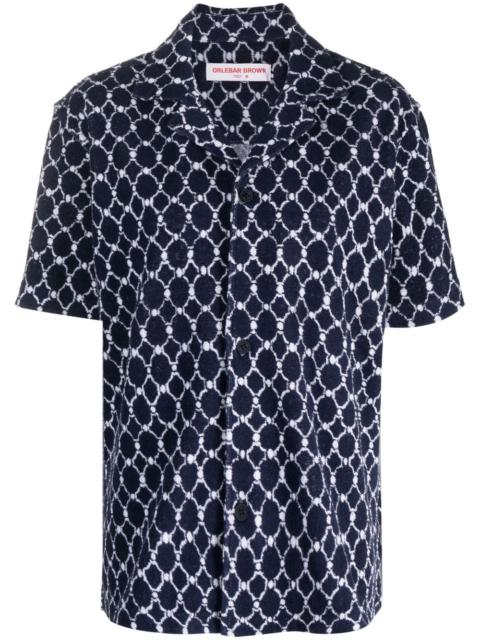 ORLEBAR BROWN Howell Geo short-sleeve shirt