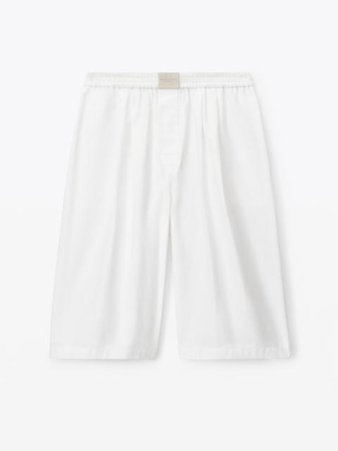 Alexander Wang EXTRA LONG BOXERS IN COTTON SHIRTING