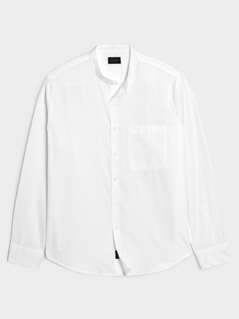 TODD SNYDER Poplin Band Collar Shirt