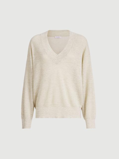 Brunello Cucinelli Sparkling linen sweater