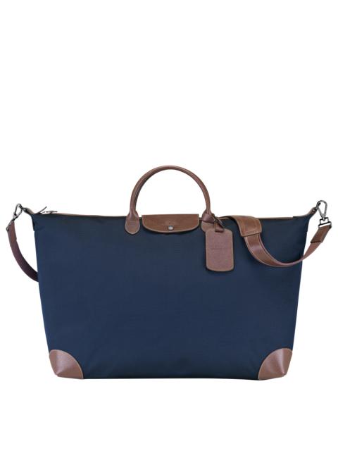 Longchamp Boxford M Travel bag Blue - Canvas