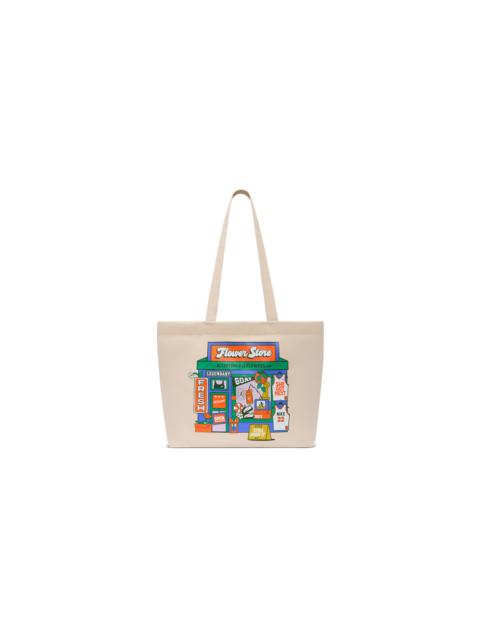 Nike Heritage Tote Bag (22L) "Oatmeal/Safety Orange/White" IR2891 140