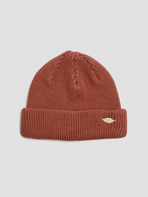 Nigel Cabourn Wild Bricks Heavy Leaf Watch Cap in Burnt Orange