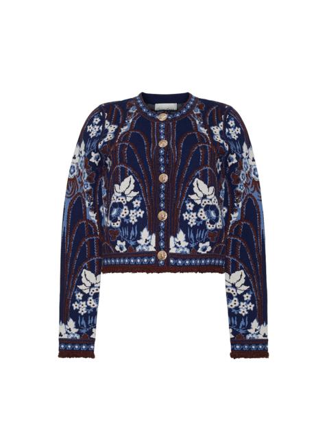 Livi Jacket
The Most Delightful Knit Cardigan Adorned With Lustrous Gold Buttons