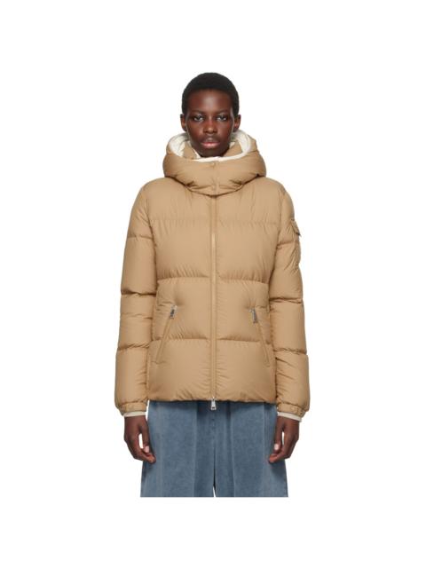 Moncler Tan Fourmines Short Down Jacket