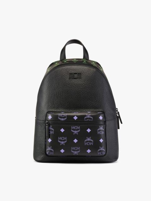 MCM Stark Backpack in Color Splash Logo Leather