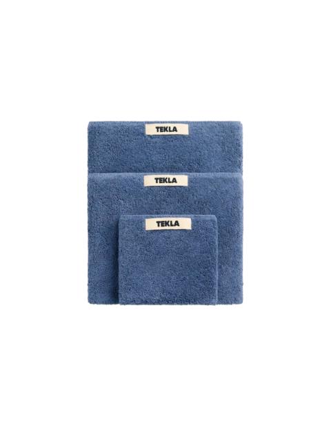 TEKLA Tekla Terry Bath Towel Storm Blue