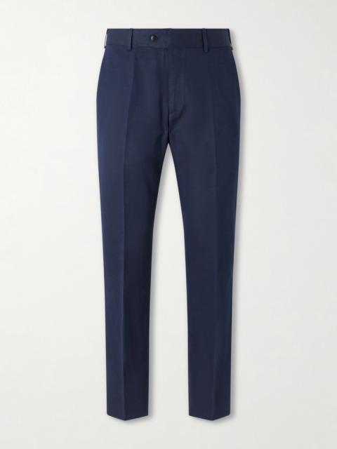 Brioni Straight-Leg Linen and Cotton-Blend Trousers