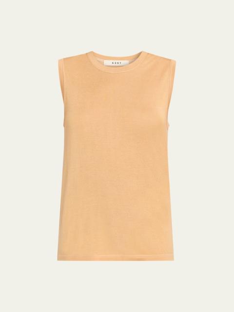 6397 Contrast Stitch Tank Top