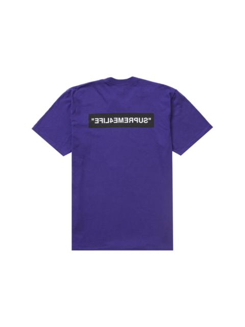 Supreme 4 Life Tee Purple