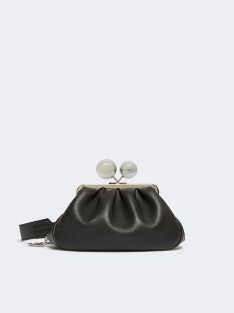 WEEKEND Max Mara CARO Medium calfskin Pasticcino Bag - BLACK