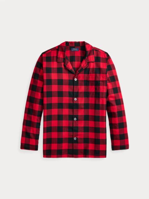 Polo Ralph Lauren Buffalo Check Flannel Pajama Shirt