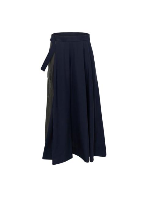 sacai Nylon Twill Suiting Skirt