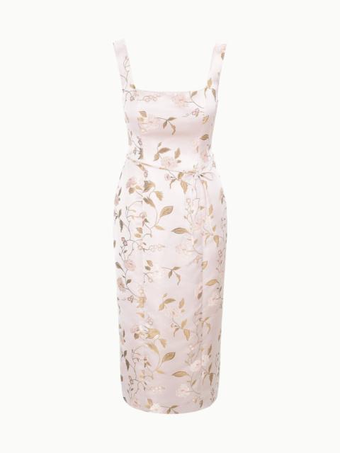 STAUD STAUD ZOE DRESS ROSE GARDEN