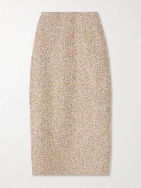 BLAZÉ MILANO Sussex Alpaca And Wool-blend Midi Skirt