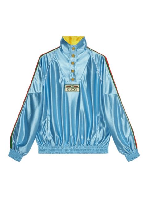 GUCCI 빛나는 jersey 스웨터 웹
