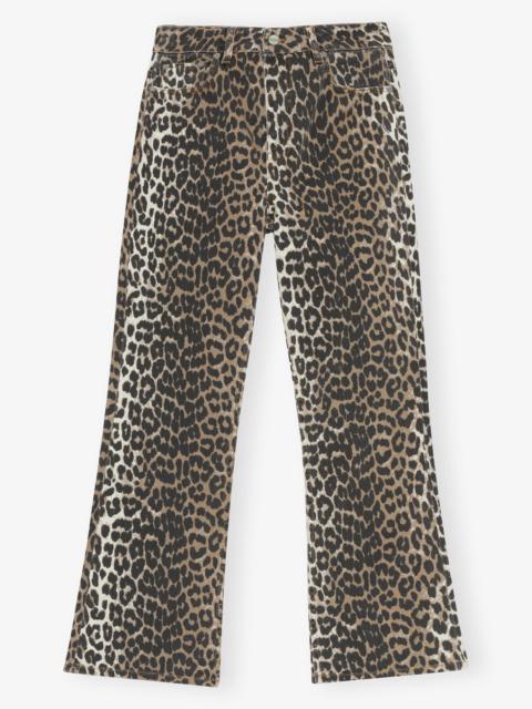 LEOPARD BETZY CROPPED JEANS