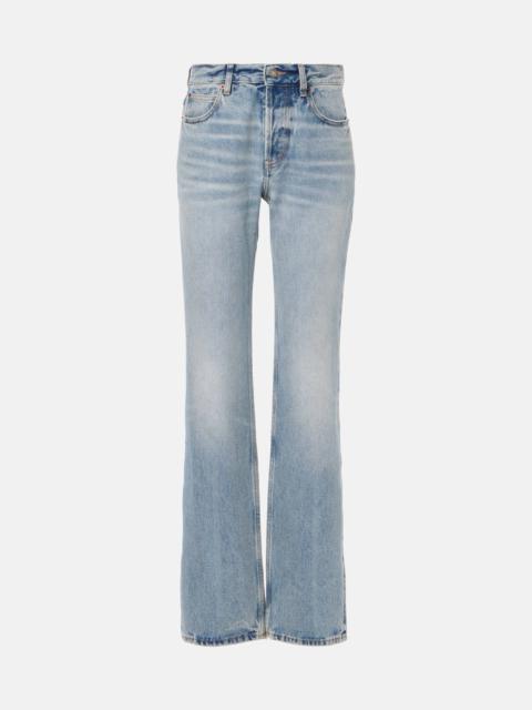 SAINT LAURENT Nico high-rise straight jeans