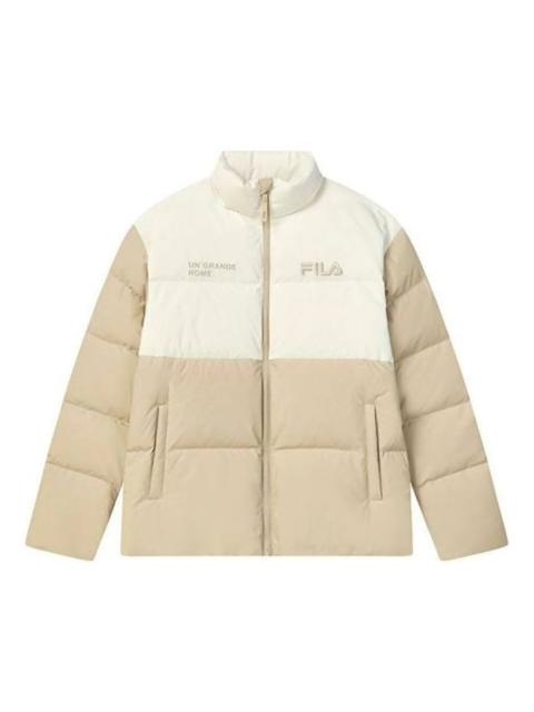 FILA FILA Down Jacket 'Beige White' F11U249903F-LK