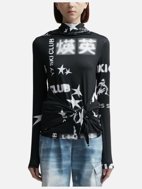 OPEN YY COLLAGE KNOT TOP