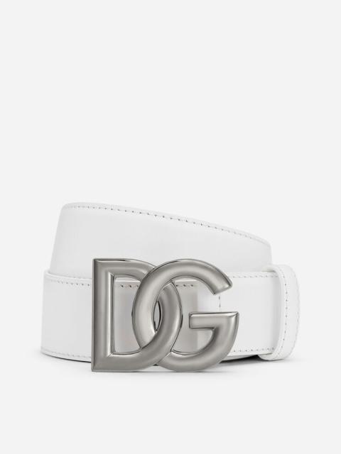 Belt with DG logo buckle