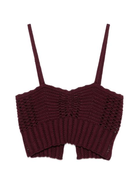 forte_forte knitted bralette top