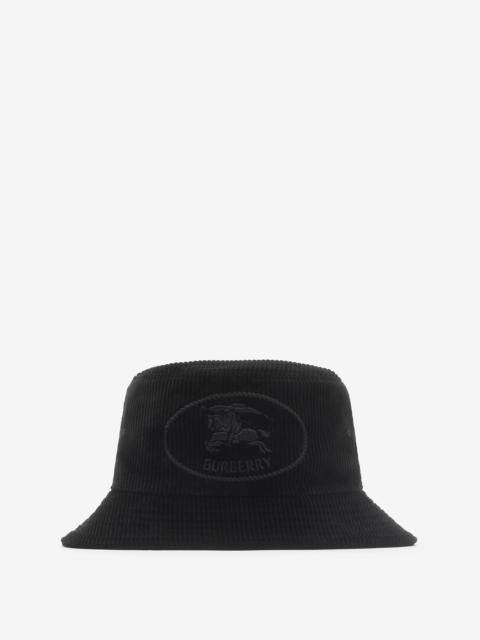 Burberry Knight Stamp Corduroy Bucket Hat