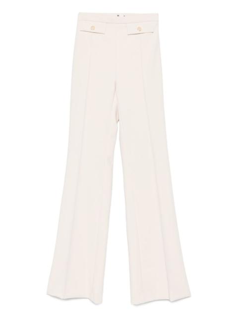 ELISABETTA FRANCHI button-detailed flared trousers