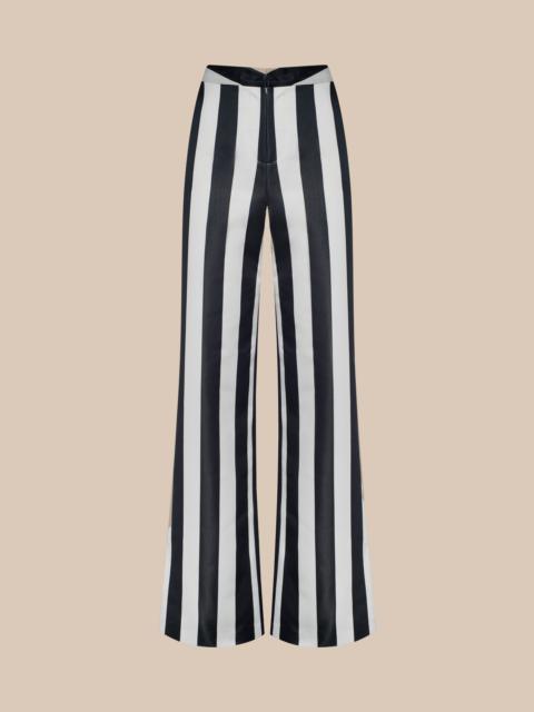 L'AGENCE Livvy Satin Straight-Leg Trouser