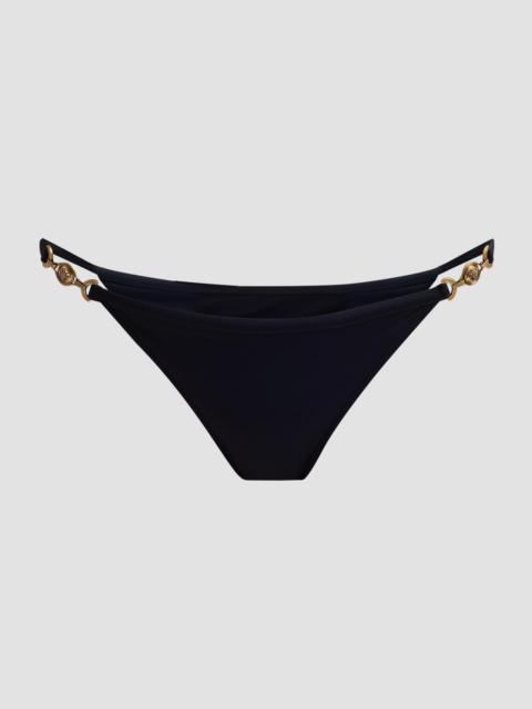 VERSACE Women's Medusa Head Hardware Bikini Bottom - Black