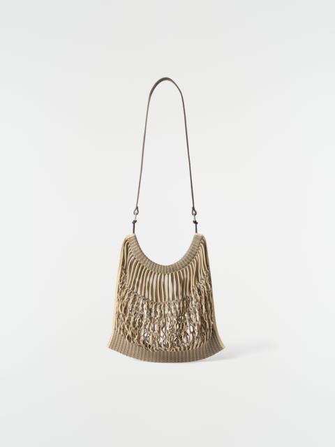 Lemaire LARGE CROSSBODY FILT NET SHOPPING BAG