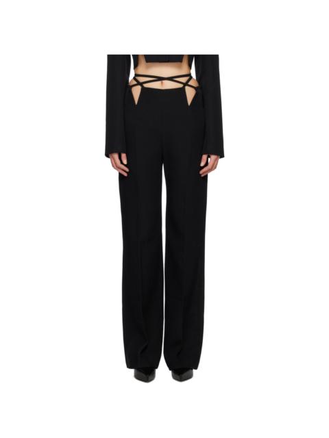 Dion Lee Black V-Wire Trousers
