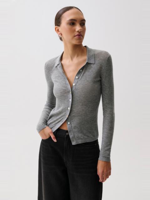 PISTOLA KOREY FEATHERWEIGHT CARDIGAN - HEATHER CHARCOAL