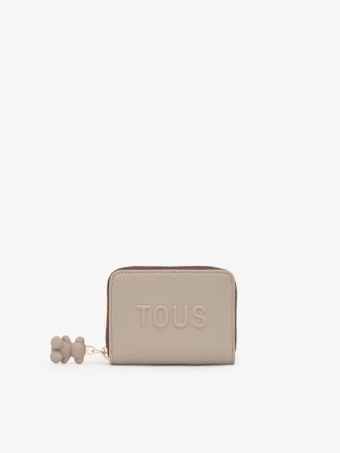 TOUS Taupe-colored Change purse TOUS Back to Basics