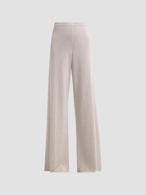 KOBI HALPERIN Women's Nina Knit Wide-Leg Pants - Silver